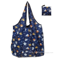 Reusable Folding Shopping Tote Bag Fits in Pocket Eco-Friendly shopping bag